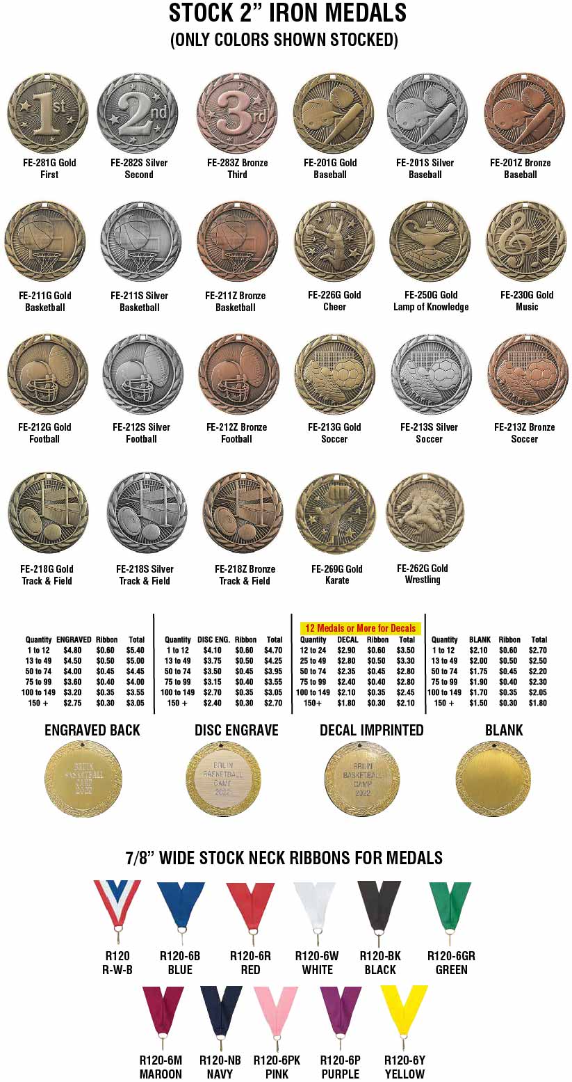 FE Iron Medals