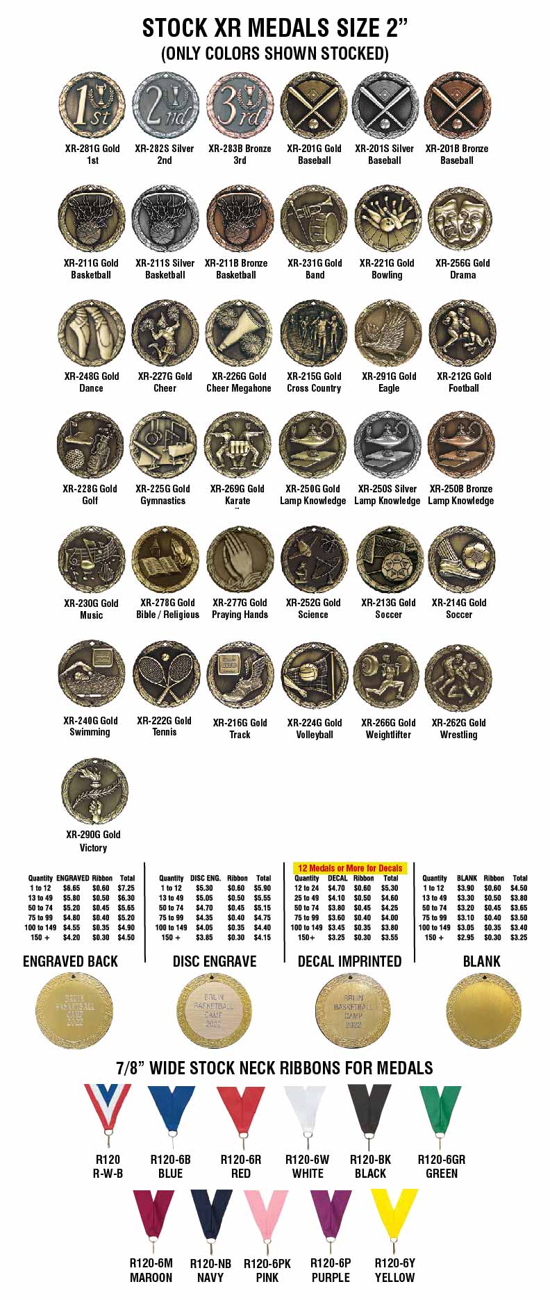 Continental Medals
