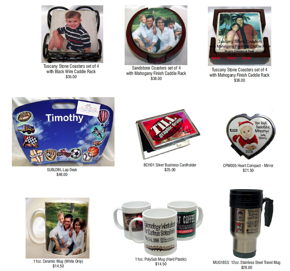 Digitally Imprinted Gifts