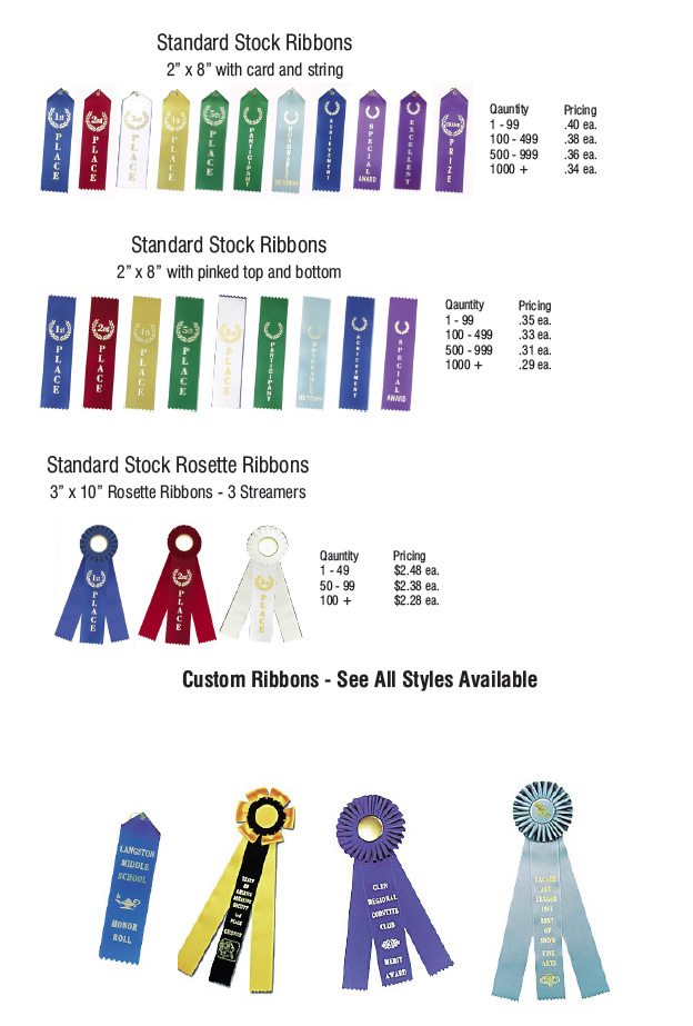 Stock Ribbons